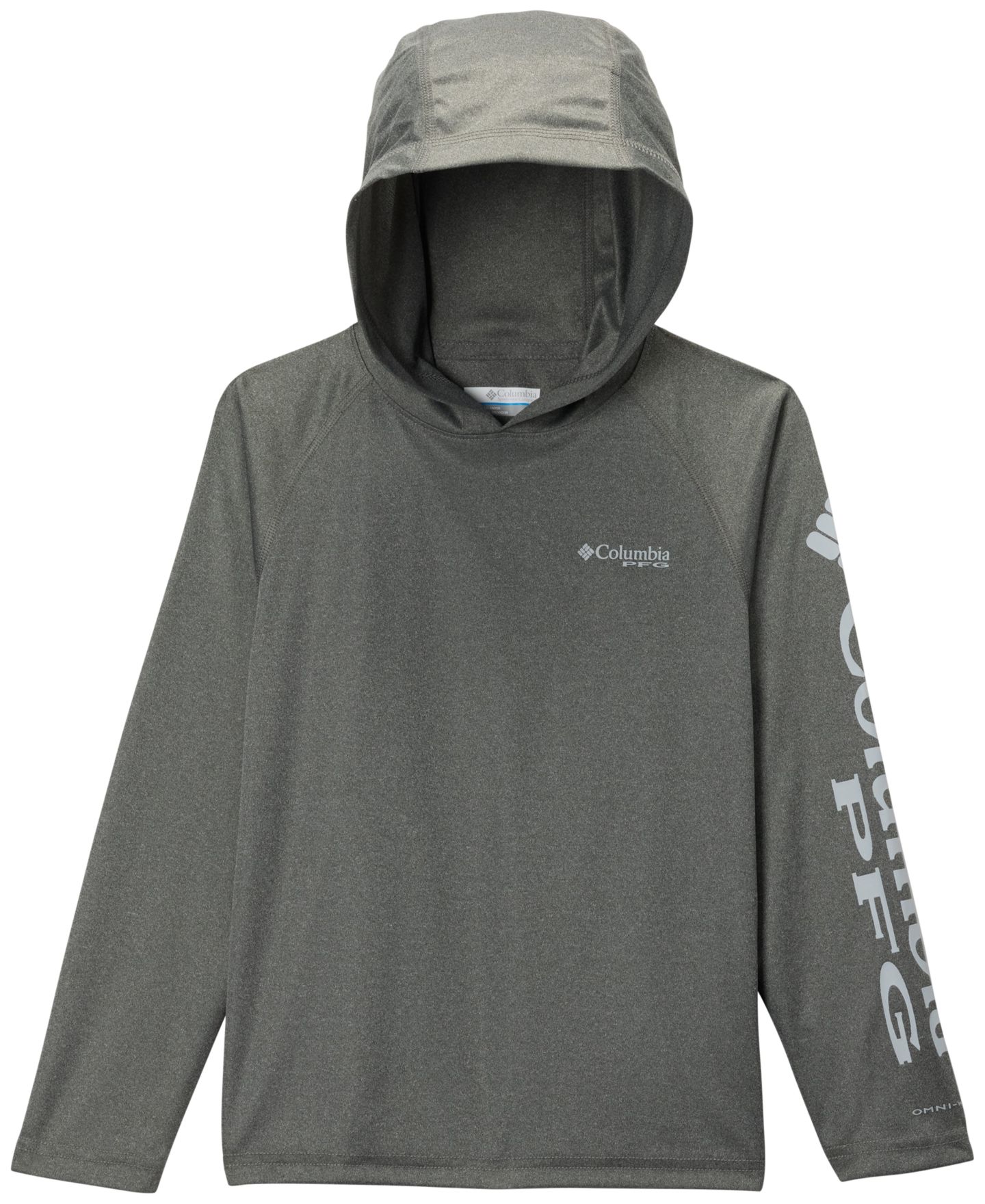 Детское худи Columbia Terminal Tackle, 6-20, цвет: Графитовый / Белый — фото 1