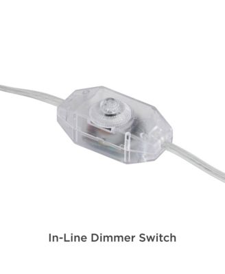 Gerson Modern Table Lamps Set of 2 with Round Risers 25 1/2" High Brushed Nickel Dimmers LED Drum Shade for Bedroom Living Room