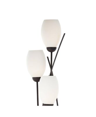 Jareth Modern Industrial 73" Tall Tulip Floor Lamp with Smart Socket 4-Light Glass