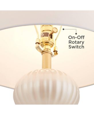 Possini Euro Grace 30" High Pearl  Glass Table Lamp with Dimmer