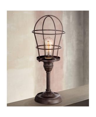 Modern Industrial Desk Table Lamp 17 1/4" High