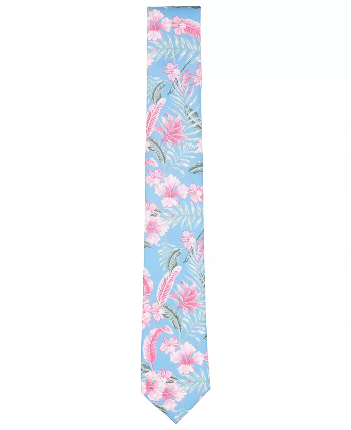 Men's Hayes Floral Pattern Tie - thumbnail 2