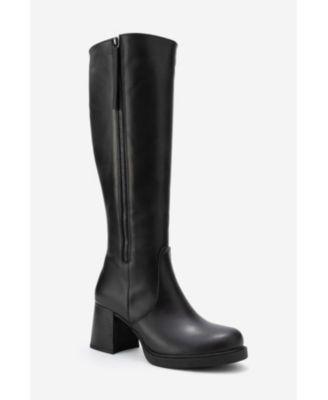 Women's Lensa Leather Block Heel Boot