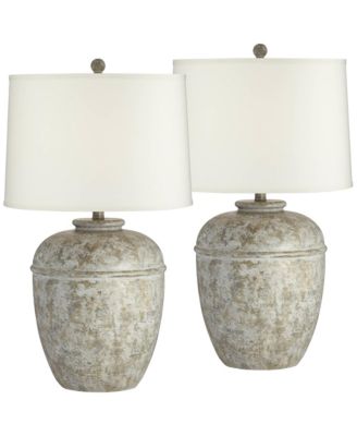 Otero 27" Tall Jug Farmhouse Rustic Country Cottage Table Lamps Set of 2