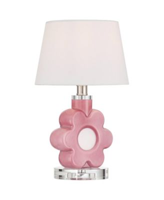 Stuart High Glass Flower Accent Table Lamp