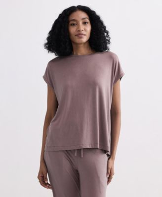 Women's Relaxed Tee in Dusty Rose