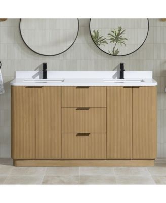 Calamigo 60" Bathroom Vanity Oak