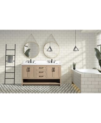 Venice 60" Bathroom Vanity Oak