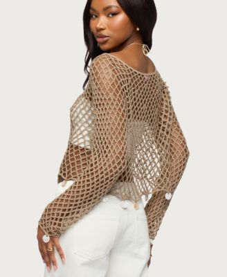 Women's Macarena Crochet Charm Top