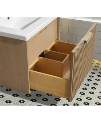 Diego 24" Floating Bathroom Vanity Oak