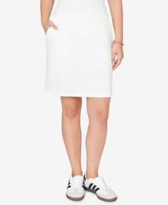 Petite French Terry Pull-On Skort