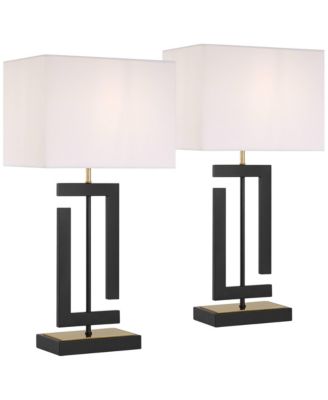 Pellana 26 1/4" Brass USB Table Lamp Set of 2