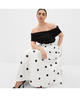 Women's Anita Off Shoulder Spot Print Dress