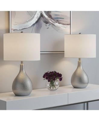 Titus 24 1/2" High Hammered Table Lamp Set of 2