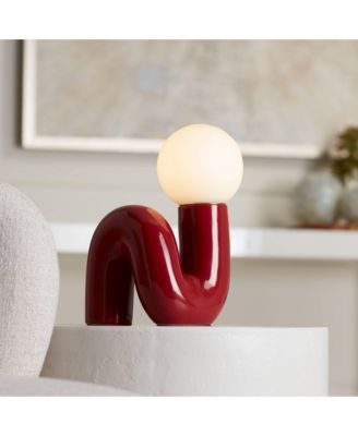 Fondant 11 1/2" Mid Century Modern Accent Table Lamps Set of 2