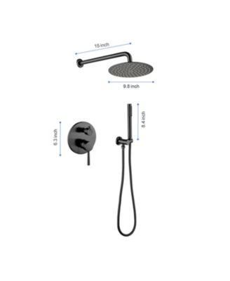 Rain Shower Head Systems Wall Mounted Shower