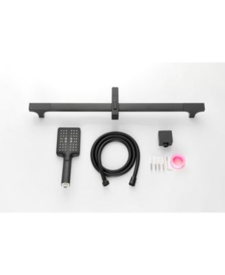  Handheld Shower with 28-Inch Slide Bar and 59-Inch Hose