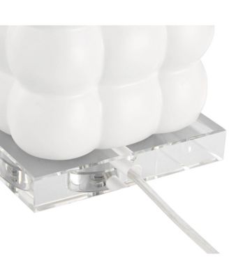 Norma 28" High Textured Bubble Ceramic Table Lamp Set of 2