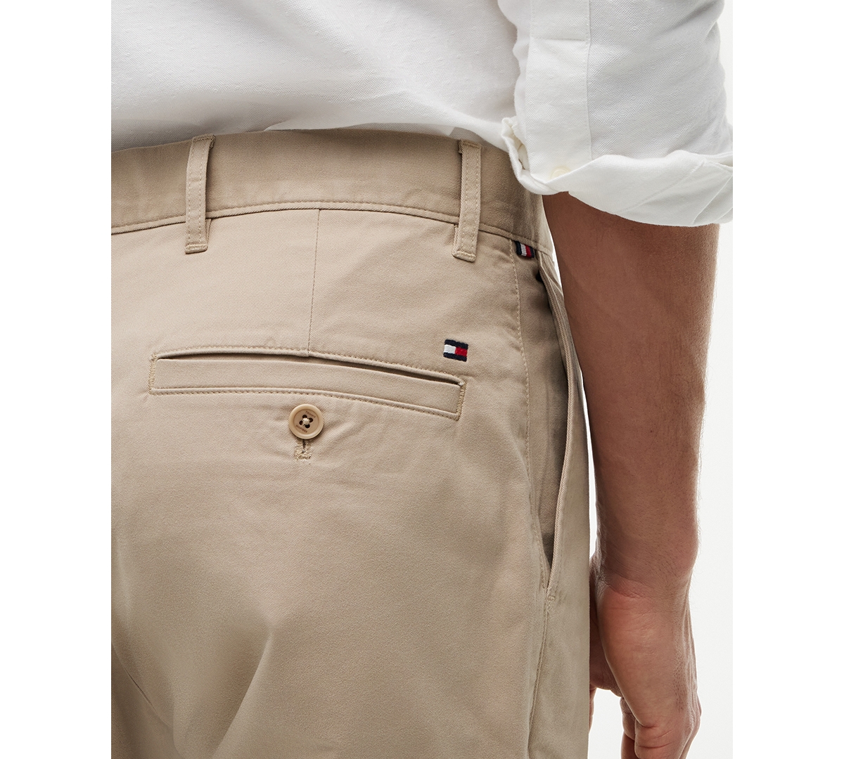 Tommy Hilfiger Men's Dover Essential Regular-Fit Stretch Twill Chino Pants