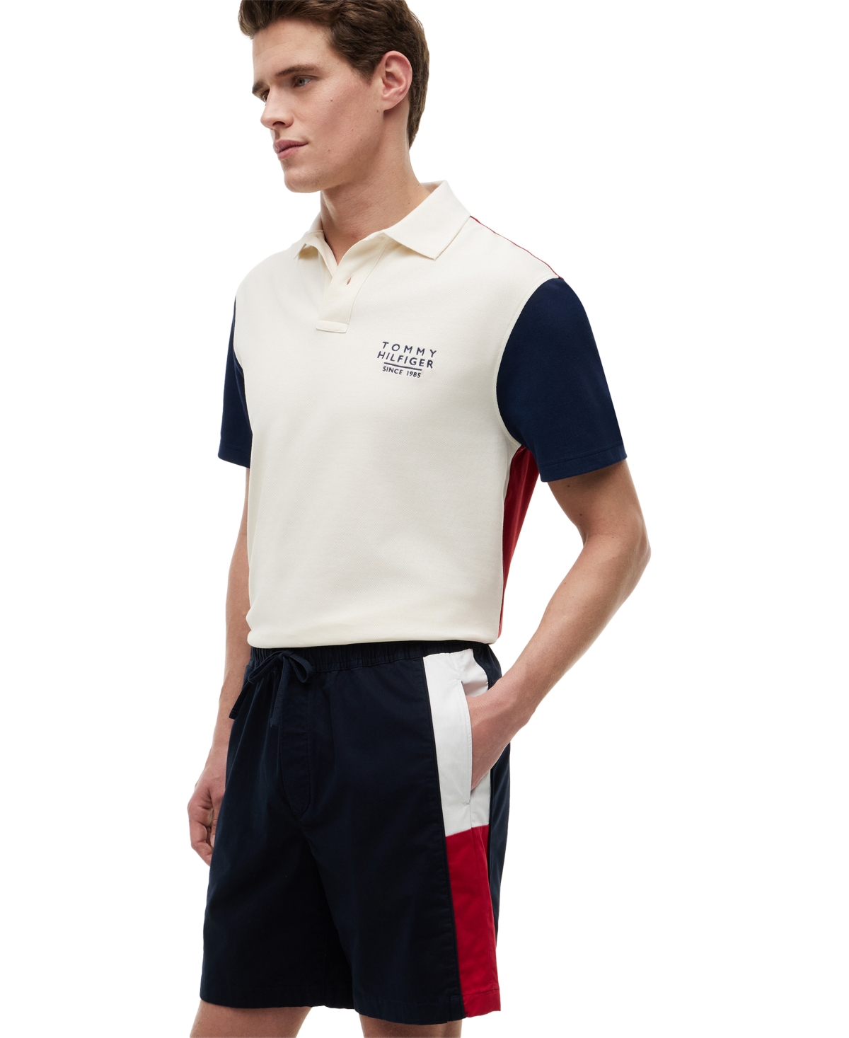 Tommy Hilfiger Men's Dover Poplin Logo Shorts