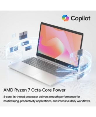 Essential 15.6" Traditional Laptop AMD Ryzen 7 32GB RAM AMD Radeon Graphics 2TB SSD Storage Windows 11 Home 60Hz