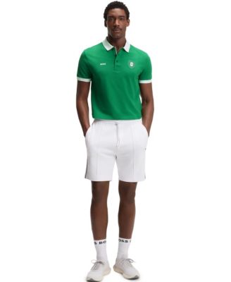 BOSS by Men's Paddy Mexico Flag Trim Polo Shirt