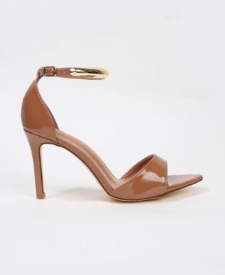 Women's Hunter Stiletto Sandals with Gold-Tone Metal Accent