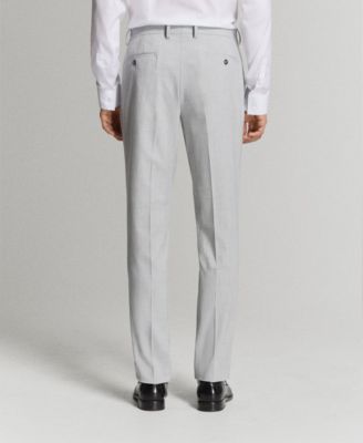 Men's Stretch Fabric Super Slim-Fit Suit Pants