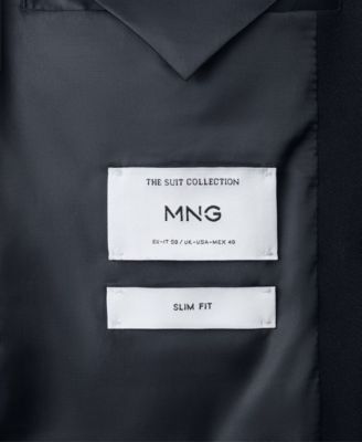 Men's Monaco Double-Breasted Slim-Fit Suit Blazer