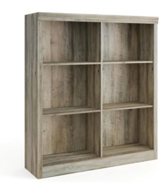 3-Tier 6-Cube Bookcase, Wooden Cubby Bookshelf with Anti-Tip, Open Storage for Living Room, Bedroom, Office.
