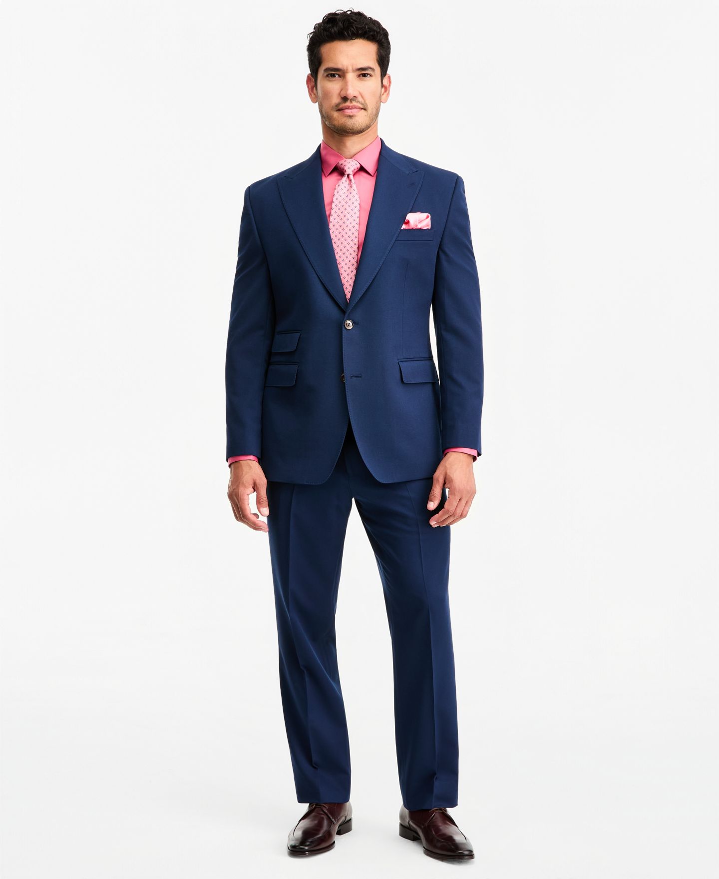 Мужская куртка Tayion Collection Classic-Fit Navy Suit Separate, цвет: Тёмно-синий — фото 2