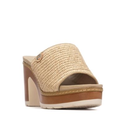 Women's Refresh Collection Block Heel Slip On Sandals