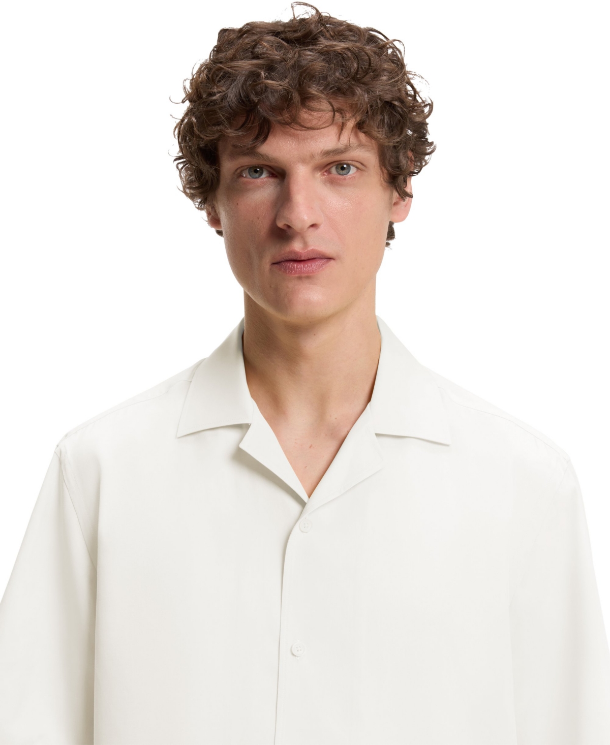 Boss By Hugo Beckham x Men's Relaxed-Fit Short-Sleeve Shirt