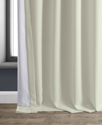 Faux Linen Hotel Blackout Curtain
