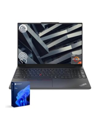 ThinkPad E16 Traditional Laptop AMD Ryzen 7 32GB RAM AMD Radeon Graphics 1TB SSD Storage Windows 11 Pro 60Hz