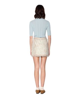 Women's Vallery Atlantic Tweed Mini Skirt