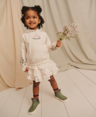 Toddler Girls' 2T-5T Tiered Lace Mini Skort