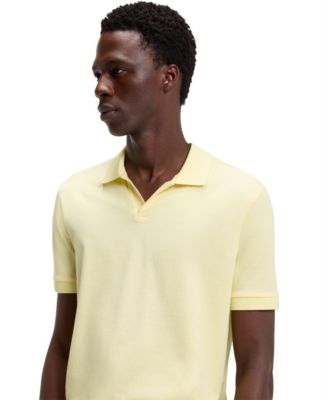 BECKHAM x BOSS Men's Cotton Silk Polo Shirt