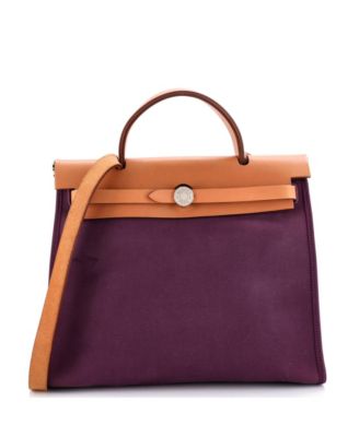 31 Herbag Zip Leather and Toile