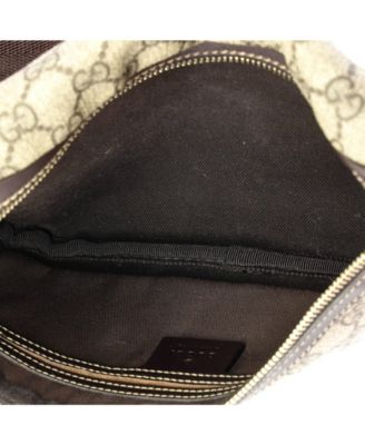 Small Belt Bag GG Coated Canvas with Leather