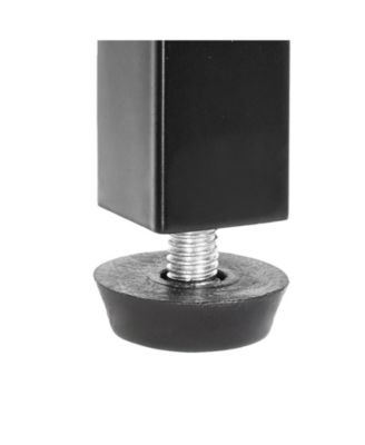 2 Tier Glass Console Table with Metal Frame for Entryway