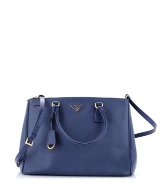 Medium Double Zip Lux Tote Saffiano Leather