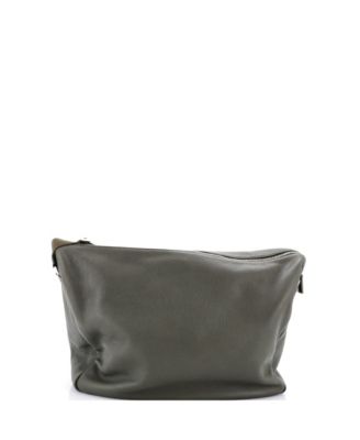 Large Zip Shoulder Bag Vitello Daino