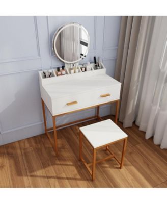 Elegant Modern Wooden Nightstand with Storage Space Natural Finish Bedside Table for Bedroom Living Room