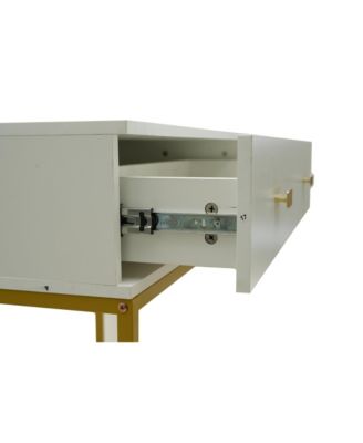 Elegant Modern Wooden Nightstand with Storage Space Natural Finish Bedside Table for Bedroom Living Room