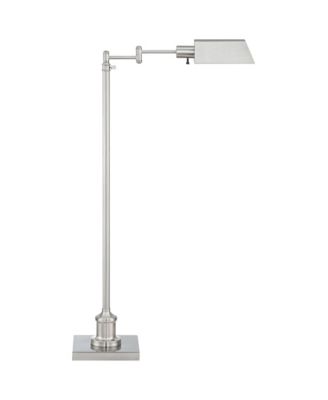 Jenson Traditional 54" Tall Pharmacy Floor Lamp with Smart Socket Brushed Nickel Adjustable Swing Arm for Living Room Reading