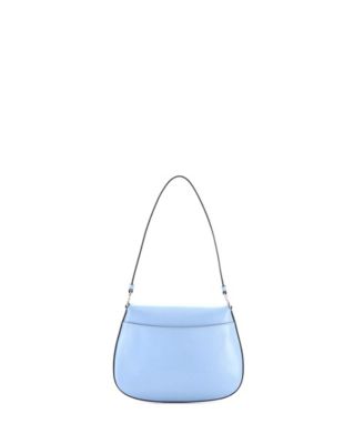 Small Cleo Flap Shoulder Bag Spazzolato Leather