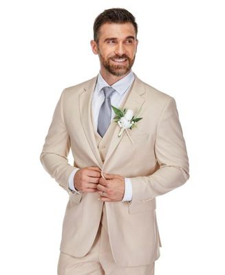 Men's 3-Piece Classic Fit Performance Stretch Suit