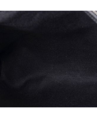 Medium Web Strap Front Zip Messenger Bag GG Coated Canvas