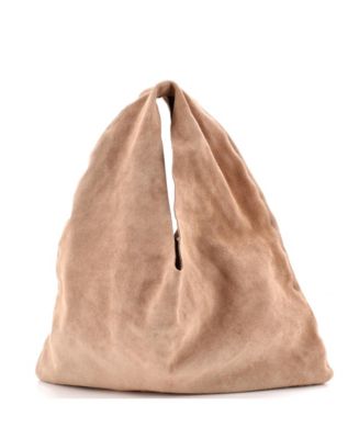 Pre-Owned The Row Small Bindle Hobo Suede - Macy's